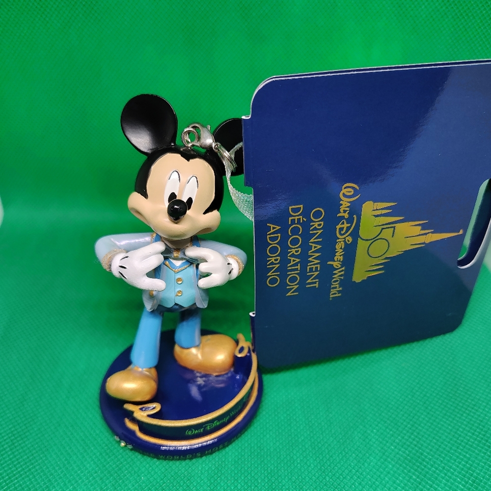 Walt Disney World 50th Anniversary Mickey Mouse Ornament